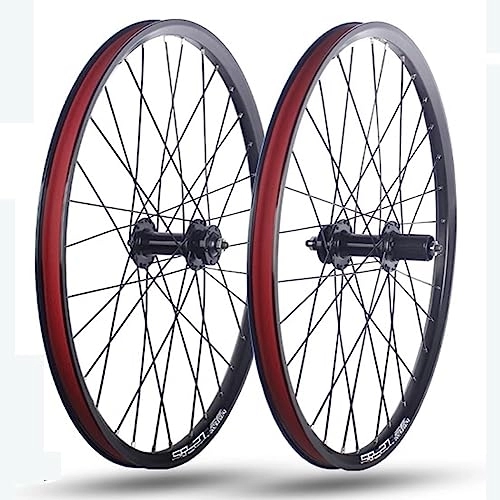 Mountain Bike Wheel : MTB wheel set 26" Mountain bike wheelset Disc Brake rims Ball bearing hubs Support 8-10 speed cassette QR Front 100mm Rear 135mm