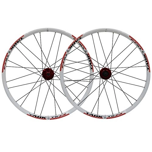 Mountain Bike Wheel : Mtb Wheels 24 Inch Mountain Bike Wheelset Quick Release Hub Aluminum Alloy Double Wall Rim Disc Brake 7 8 9 Speed (Color : D)