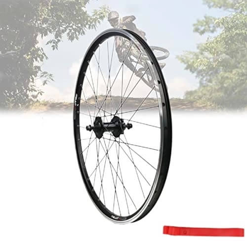Mountain Bike Wheel : MTB Wheelset 20inch Mountain Bike Wheel Disc / V Brake Aluminum Alloy Rim 32 Spokes QR Wheel Set Fit 6 / 7 / 8 / 9 Speed Rotary Hub (Color : 20in V disc brake, Size : Front wheel)