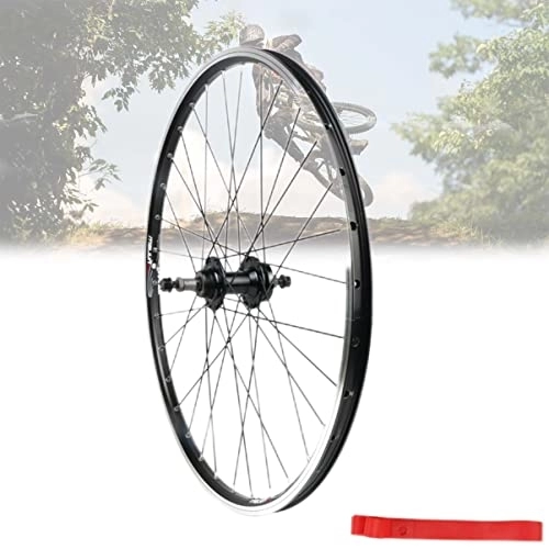 Mountain Bike Wheel : MTB Wheelset 20inch Mountain Bike Wheel Disc / V Brake Aluminum Alloy Rim 32 Spokes QR Wheel Set Fit 6 / 7 / 8 / 9 Speed Rotary Hub (Color : 20in V disc brake, Size : Rear wheel)