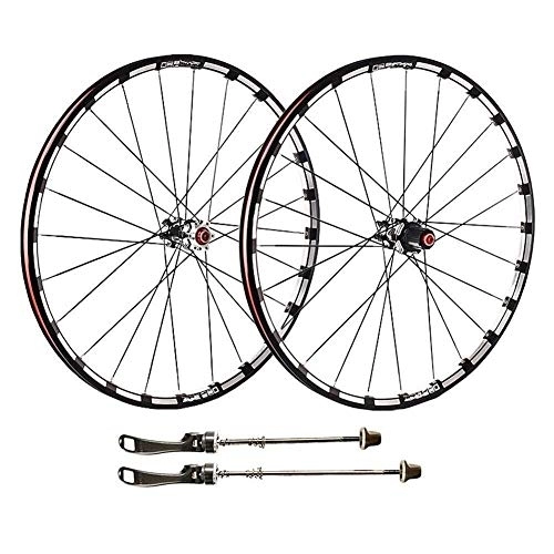 Mountain Bike Wheel : MZPWJD Bicycle Wheel 26 27.5 In MTB Bike Wheel Set Double Wall Alloy Rim First 2 Rear 5 Palin Quick Release Disc Brake 7 8 9 10 11 Speed (Color : B, Size : 27.5inch)