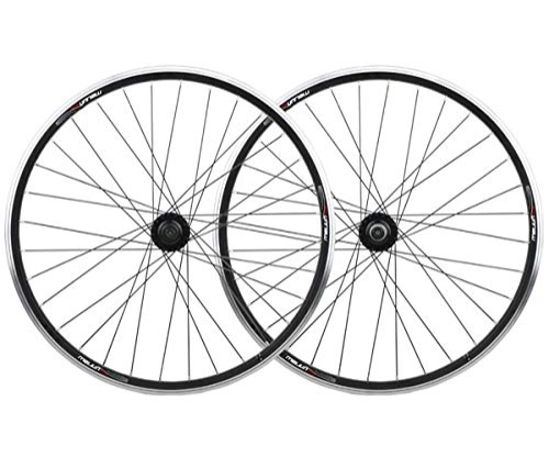 Mountain Bike Wheel : MZPWJD Bicycle Wheel Front Rear Mountain Bike Wheel Set 20 26 Inch Disc V- Brake MTB Alloy Rim 7 8 9 10 Speed (Color : Black, Size : 26in wheel set)