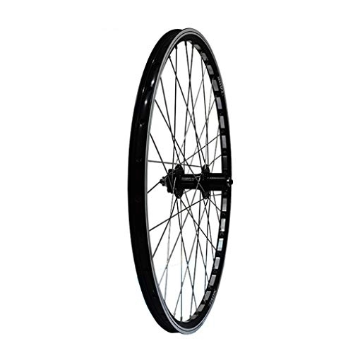 Mountain Bike Wheel : MZPWJD Bike Wheel Set 26 Inch MTB Front And Rear Wheel Double Wall Alloy Rim Disc / V- Brake 7-11 Speed Palin Hub Quick Release 32H (Color : Black hub rear)