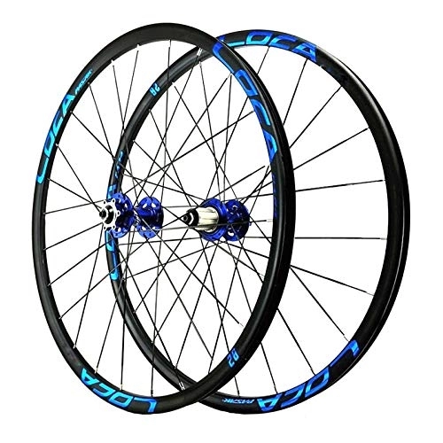 Mountain Bike Wheel : MZPWJD Cycling Wheels Bike Wheelset 26 27.5 29 Inch MTB Super Light Disc Brake Bicycle Rim Quick Release Wheel For 8-12 Speed Cassette Flywheel Sealed Bearing 24 Spokes (Color : F, Size : 27.5in)