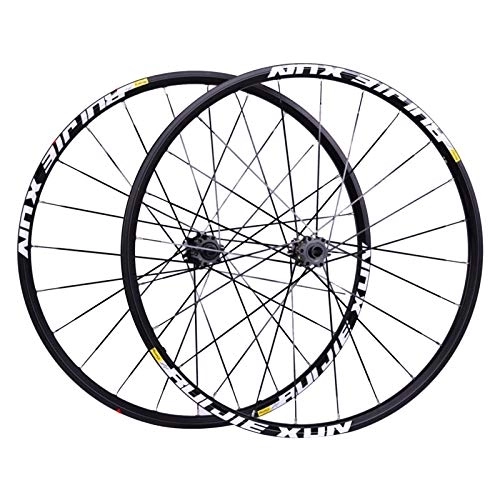 Mountain Bike Wheel : MZPWJD Mountain Bike Wheelset 29 / 27.5 / 26" MTB Six Holes Disc Brake Bicycle Wheel 24H 11Speed (Color : 27.5 inch)