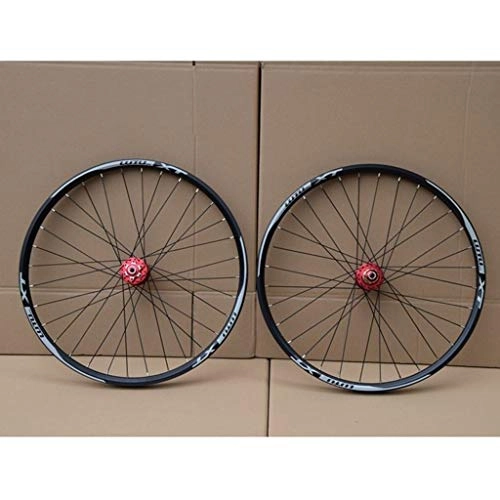 Mountain Bike Wheel : MZPWJD MTB Bicycle Wheelset 26 27.5 29 In Mountain Bike Wheel Double Layer Alloy Rim Sealed Bearing 7-11 Speed Cassette Hub Disc Brake 1100g QR (Color : D, Size : 27.5inch)