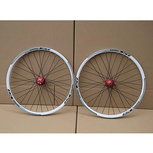 Mountain Bike Wheel : MZPWJD MTB Bicycle Wheelset 26 27.5 29 In Mountain Bike Wheel Double Layer Alloy Rim Sealed Bearing 7-11 Speed Cassette Hub Disc Brake 1100g QR (Color : E, Size : 27.5inch)