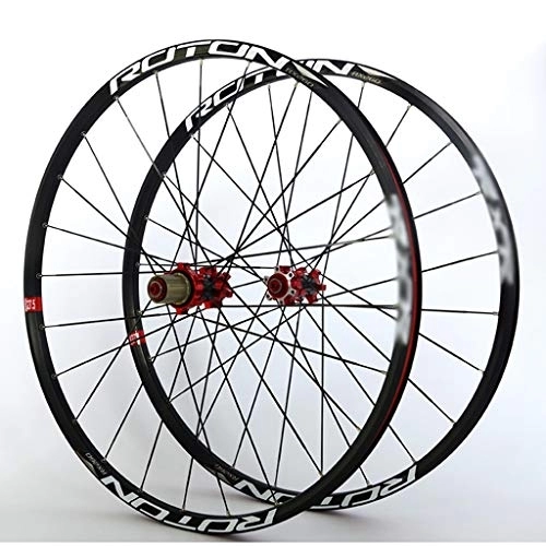 Mountain Bike Wheel : MZPWJD MTB Bike Wheel Set Double Wall Rim Disc Brake 7 8 9 10 11 Speed F2 R5 Palin Bearings Carbon Hub 24H Quick Release 1763g (Size : 29inch)