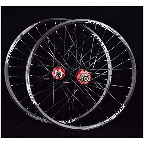 Mountain Bike Wheel : MZPWJD MTB Bike Wheelset 26 27.5 29 In Double Layer Alloy Rim Sealed Bearing 7-11 Speed Cassette Hub Disc Brake QR 32H 1100g (Size : 26inch)