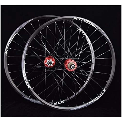 Mountain Bike Wheel : MZPWJD MTB Bike Wheelset 26 27.5 29 In Double Layer Alloy Rim Sealed Bearing 7-11 Speed Cassette Hub Disc Brake QR 32H 1100g (Size : 27.5inch)