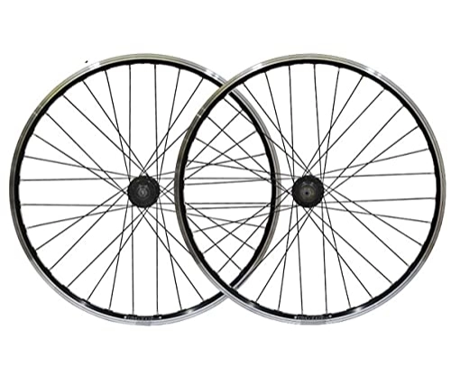 Mountain Bike Wheel : MZPWJD Rims 26" Bicycle Rim V Brake Disc Brake Mountain Bike Wheelset MTB Quick Release Wheels 32H Hub For 7 / 8 / 9 / 10 Speed Cassette Stainless Steel Spokes 2163g (Color : Black, Size : 26)
