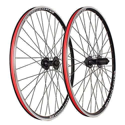 Mountain Bike Wheel : MZPWJD Rims 26" Mountain Bike Wheelset Disc Brake C / V Brake Bicycle Rim MTB QR Wheels Quick Release Hub For 7 / 8 / 9 / 10 Speed Cassette