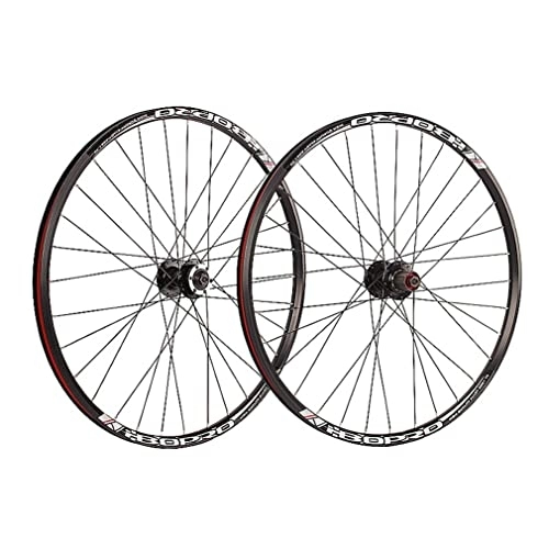 Mountain Bike Wheel : MZPWJD Rims Mountain Bike Disc Brake Wheelset 26 / 27.5 / 29" Bicycle Rim MTB Quick Release Wheels 32H Hub For 7 / 8 / 9 / 10 Speed Cassette Flywheel 2200g (Size : 26'')