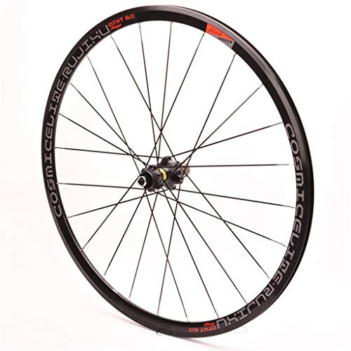 Mountain Bike Wheel : MZPWJD Road Bike Wheels 700C Bicycle Wheelset Rim 30mm Axis 12mm 24H 7-11Speed Disc Brake Center Lock Cassette Hub Black (Color : Rear wheel)