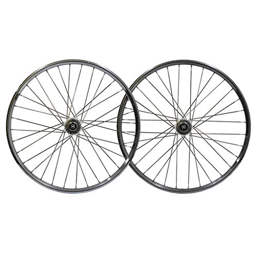 Mountain Bike Wheel : MZPWJD Wheel 26" Bike Wheel Set MTB Double Wall Alloy Rim Silver Disc Brake 7 8 9 10 11 Speed Palin Bearing Hub Quick Release 1190g