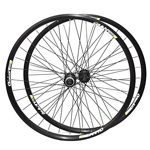 Mountain Bike Wheel : NAINAIWANG 26 Inch Mountain Bike Wheelset Bicycle Wheel Wheelset Front Back Double-Walled Made of Aluminum Alloy with Quick Change Disc Brake 8 / 9 / 10 Speed Cassette