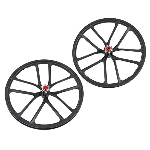 Mountain Bike Wheel : Nannigr Casette Wheel Set, Professional Black Quick Release Disc Brake Wheel Flexible for 20in Bicycle for Mountain Bike