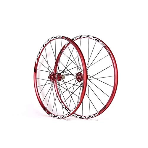 Mountain Bike Wheel : Nologo Mountain Wheel Group 27.5 Inch 26 Inch Bicycle Super Light 120 Loud Wind Flat Disc Brake Wheel Set (Size : 27.5 inches)