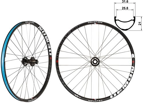 Mountain Bike Wheel : NOVATEC Demon Disc 27, 5"+ 11s black 2019 mountain bike wheels 26