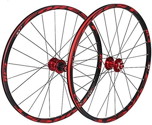 Mountain Bike Wheel : OYY Manufacture Wheels Bike wheel 26 inch rear / front wheel, double-walled aluminum alloy mountain bike wheelset Fast release V-Brake Hybrid Sealed bearings 8 / 9 / 10 speed (Color : 27.5in)