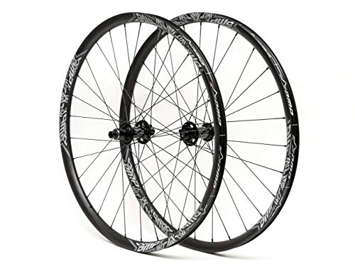 Mountain Bike Wheel : PMP Nitro Carbon - Pair of 29" MTB Carbon Wheels for XC-Marathon. Lightweight, Durable, Reliable. Torque Weight 1140 Grams. Internal Channel Extended 25 mm [Product Configurator Available