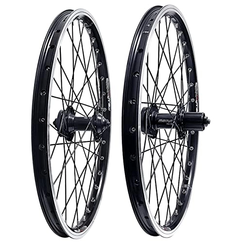 Mountain Bike Wheel : Puozult 20" Mountain Bike Wheelset, MTB Wheels Quick Release Disc / V Brake 32H Bicycle Wheels 7 / 8 / 9 / 10 Speed Cassettes (Size : Disc brake)