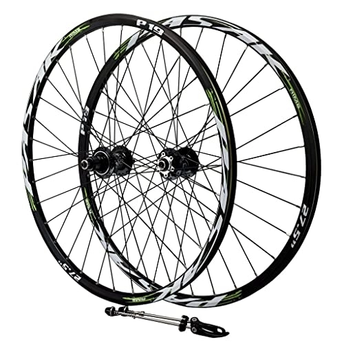 Mountain Bike Wheel : Puozult Mountain Cycling Wheels 26" 27.5" 29" Double Wall Alloy Bicycle MTB Wheelset 11 / 12 Speed Front Two Rear Four Bearings 32 Hole Disc Brake Quick Release (Size : 26inch)
