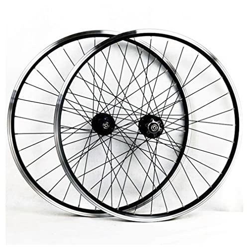 Mountain Bike Wheel : QHYRZE Mountain Bike Wheelset 26 27.5 29 Inch Bicycle Rim V / Disc Brake MTB Wheels Quick Release Hub 32H For 7 8 9 10 11 12 Speed Cassette 2200g (Size : 27.5'')