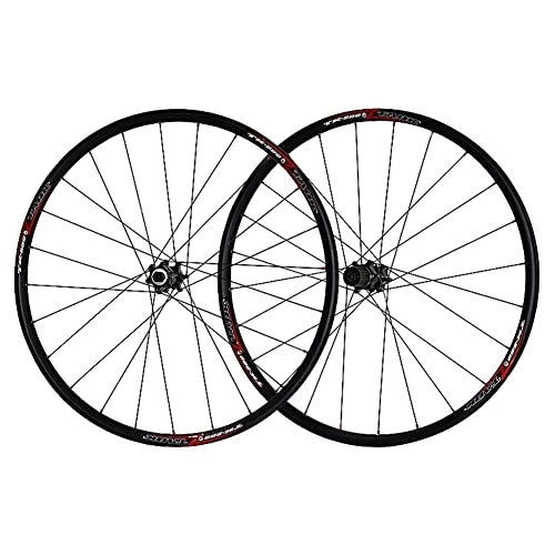 Mountain Bike Wheel : QHYRZE Mountain Bike Wheelset 26" Rim Disc Brake Quick Release MTB Wheels 24H QR Hub For 7 8 9 10 11 12 Speed Cassette Bicycle Wheelset 1970g (Size : 26inch)