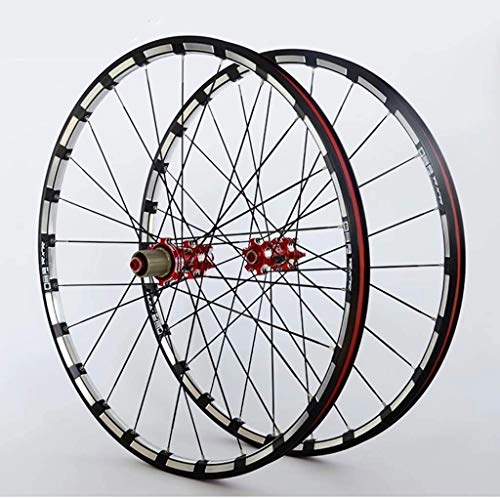 Mountain Bike Wheel : QMH Bike Wheels Mountain Bike Wheelset Double Wall Alloy Rim Carbon Core F2 R5 Palin Bearing Quick Release Disc Brake 9 10 11 Speed 1742g, A, 26inch