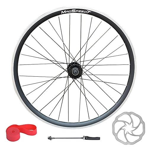 Mountain Bike Wheel : QR 29" 29er (ETRTO 622x19) MTB Mountain Bike FRONT Wheel + 160mm Disc Brake Rotor Sealed Bearings Hub