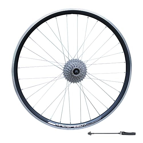 Mountain Bike Wheel : QR 29" (ETRTO 622x19) MTB Mountain Bike REAR Wheel + 8 speed Freewheel (13-32t) - Rim & Disc Brake Compatible - Sealed Bearing (6 Bolt) Disc Brake Hub (Very Smooth hub) - Double Wall – 32x Spokes
