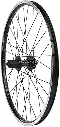 Mountain Bike Wheel : qwert 24 Inch Front Wheel Rear Wheel Aluminum Alloy Quick Release V Brake Double Purpose MTB Circle 32H Effortless, Rear wheel