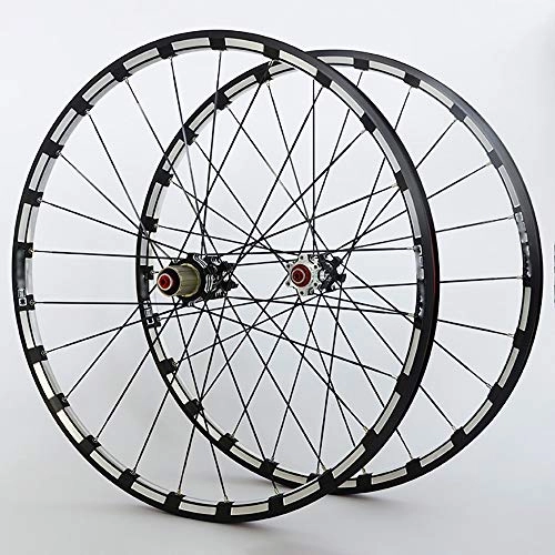 Mountain Bike Wheel : QXFJ 26 / 27.5 Inch MTB Bike Wheel, Cycle Wheel Ultra Light Front 2 Rear 5 Palin / 120 Ring / Carbon Fiber / 3 Claw 3 Spring Aluminum Alloy Tower / 120 Ring / For 9-11 Speed