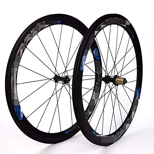 Mountain Bike Wheel : QXFJ 700C Mountain Bike Wheel, Front 20 Holes 24 Holes / 3K Matt / Compatible 8 / 9 / 10 / 11 Speed / Front 2 After 4 Palin / Straight Pull Drum / Passed EN14781 European Standard Test