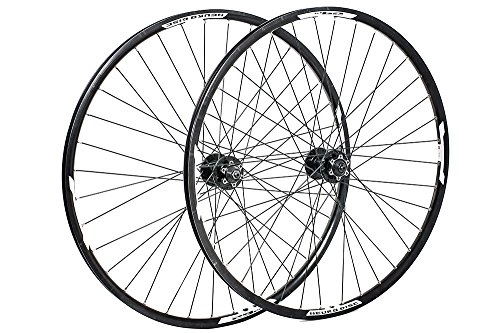 Mountain Bike Wheel : Raleigh Quick Release Neuro Tru Build Front Wheel - Black, 27.5 mm