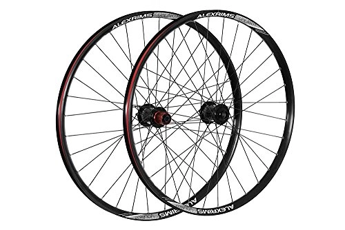Mountain Bike Wheel : Raleigh Unisex's Front Pro Build Tubeless Ready Downhill Wheel, Black, 26-Inch