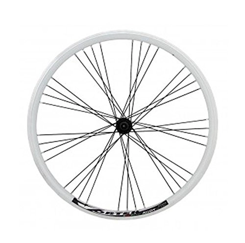 Mountain Bike Wheel : Ridewill Bike Front Mountain Bike Wheel, Made of Aluminium, 26 Inches, 9 x 4, White