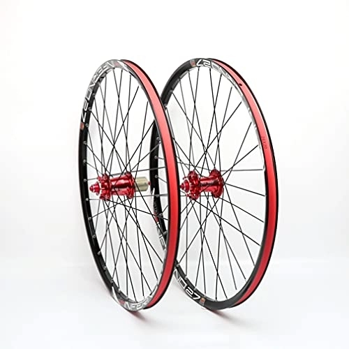 Mountain Bike Wheel : Rims 27.5" Mountain Bike Wheelset Disc Brake MTB Rim Bicycle Quick Release Wheels QR 32H Hub For 7 / 8 / 9 / 10 / 11 Speed Cassette 1800g