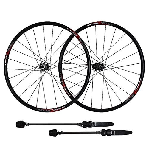 Mountain Bike Wheel : Rims Mountain Bike Wheelset Disc Brake Quick Release MTB Wheels 26" Bicycle Rim 24H QR Hub For 7 / 8 / 9 / 10 / 11 / 12 Speed Cassette 1970g (Size : 26inch)