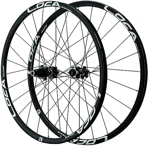 Mountain Bike Wheel : Road Bike Full Axle Bicycle Wheel 24 Hole Hub Mountain Bike Wheel Set Disc Brake 26 "27.5" 29 "rim 700C (Color : Silver, Size : 29'')