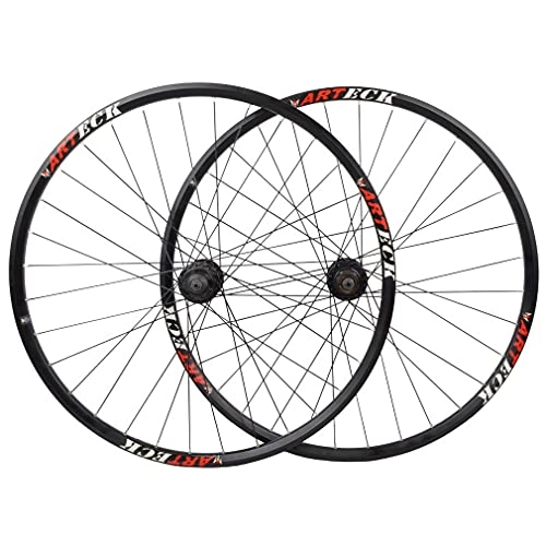 Mountain Bike Wheel : RUJIXU Mountain Bike Wheelset 27.5''29in Disc Brake Wheel QR Bicycle Rim ​Double Wall Rims Hub For 8 / 9 / 10 / 11 Speed Cassette Freewheels MTB Bike Wheelset 1.0-1.5 Tire 2347g (Size : Disc Brake 27.5in)