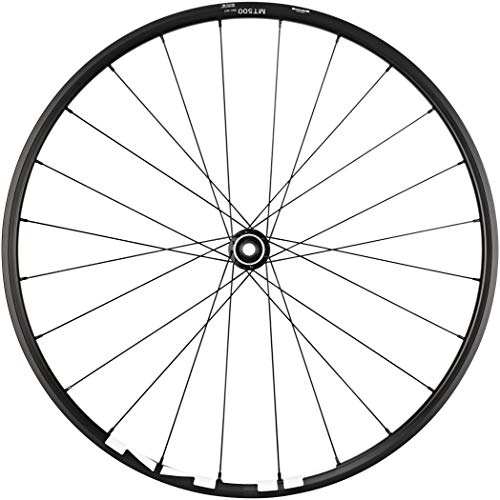 Mountain Bike Wheel : SHIMANO WH-MT500 MTB wheel, 29er, 15 x 100 mm thru-axle, front, black
