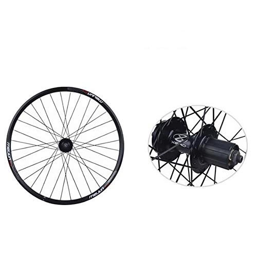 Mountain Bike Wheel : Silver Alloy ATB 6-10 Speed Freewheel Hub Quick Release Rear Wheel Disc brake mountain bike separate rear wheel (26 Inch)