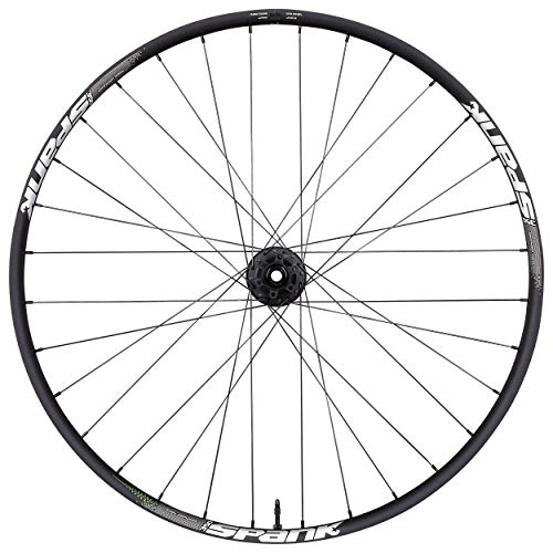 Mountain Bike Wheel : Spank 350 Vibrocore, 27.5 inches, 32H, Hub Hex Drive 150 x 12 mm + Adaptor 157 x 12 mm Adult Unisex Rear MTB Wheel, Black, 150 / 157 x 12 mm