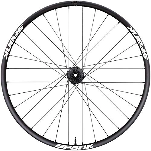 Mountain Bike Wheel : Spank Spike Race33 27.5 Inch 32H Hex Drive Boost Hub 148 x 12 mm Adult MTB Wheel Unisex Rear Wheel, Black