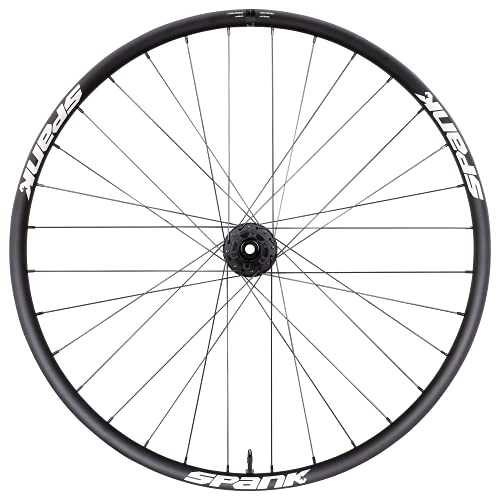 Mountain Bike Wheel : Spank Spike Race33 27.5-Inch 32H Hex Drive Hub 142x12mm + Adap 135x12mm Adult Unisex Rear MTB Wheel, Black, 135 / 142x12mm
