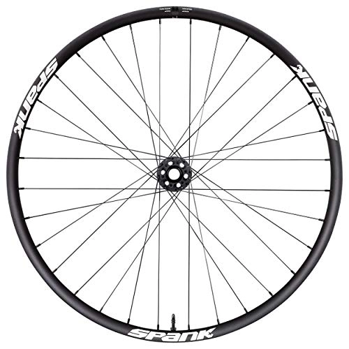 Mountain Bike Wheel : Spank Spike Race33 Hub Hex Drive 20 x 110 mm 27.5 Inches 32H + Adaptor Unisex Adult MTB Front Wheel 15 x 100 mm, Black