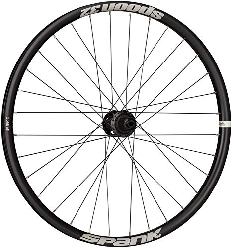 Mountain Bike Wheel : Spank Spoon32, 26", 32H, Hub Spike 142 x 12 mm + Adap 135 x 12 mm MTB Rear Wheel Adult Unisex, Black, 135 / 142 x 12 mm