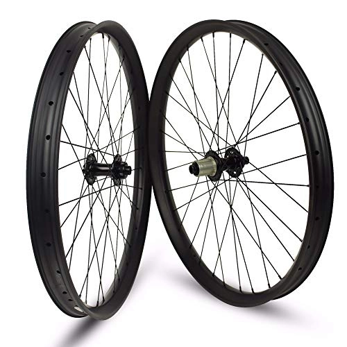 Mountain Bike Wheel : Sywtz 26er XC / AM / Enduro / DH MTB Carbon Wheels Tubeless Rims 24 / 35 / 40mm Width For 26 Inch Mountain Bike Bicycle Wheelset (Width-35mm, Depth-25mm, AM POWERWAY M42)